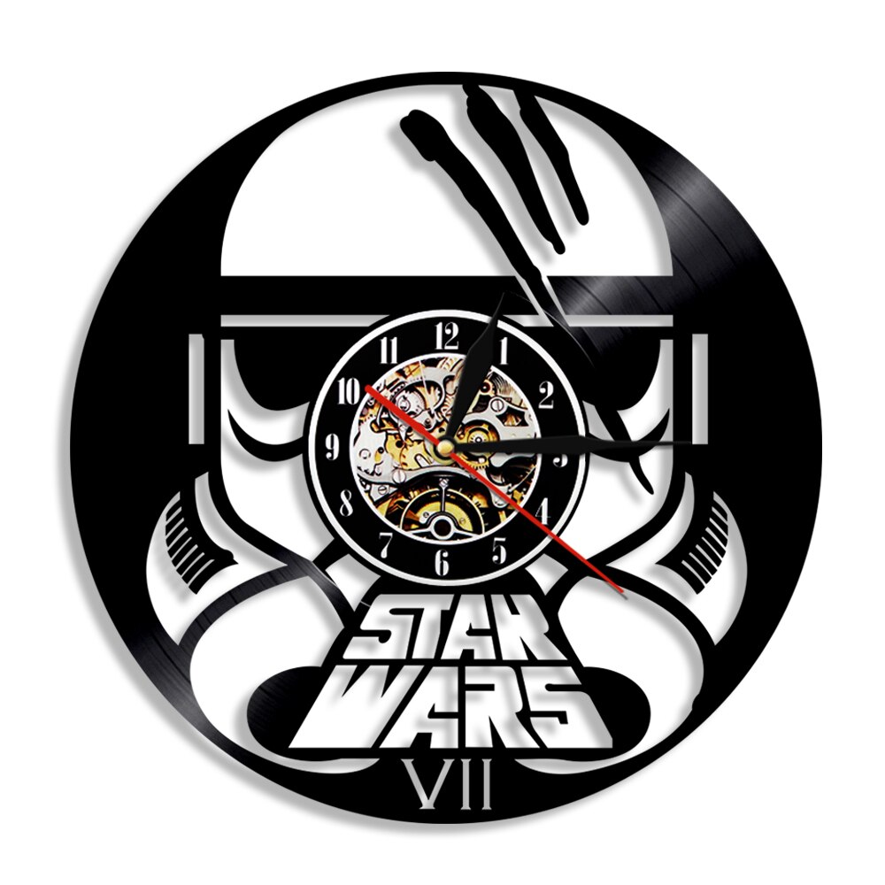 

Galactic Empire Imperial White Soldier - Vinyl Record Wall Clock - Without LED, 501 Original