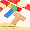 🧩Puzzle &eacute;ducatif en bois en forme de T