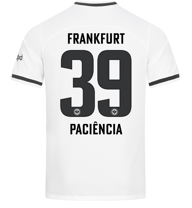 Eintracht Frankfurt Gonçalo Paciência 39 Home Shirt Kit 2022-2023