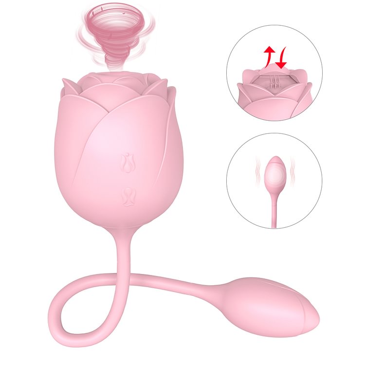 Rose Vibrator G+C Rose Sex Toy Oral Stimulate Masturbate Adult Toys Massager For Women