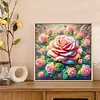 DIY Partial Special Shaped Drill Diamond Painting-Flower