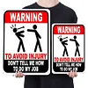 Warning To Invoid Injury Dont Tell Me How To Do My Job - Vintage Metal Signs - 20*30cm/30*40cm - Warning
