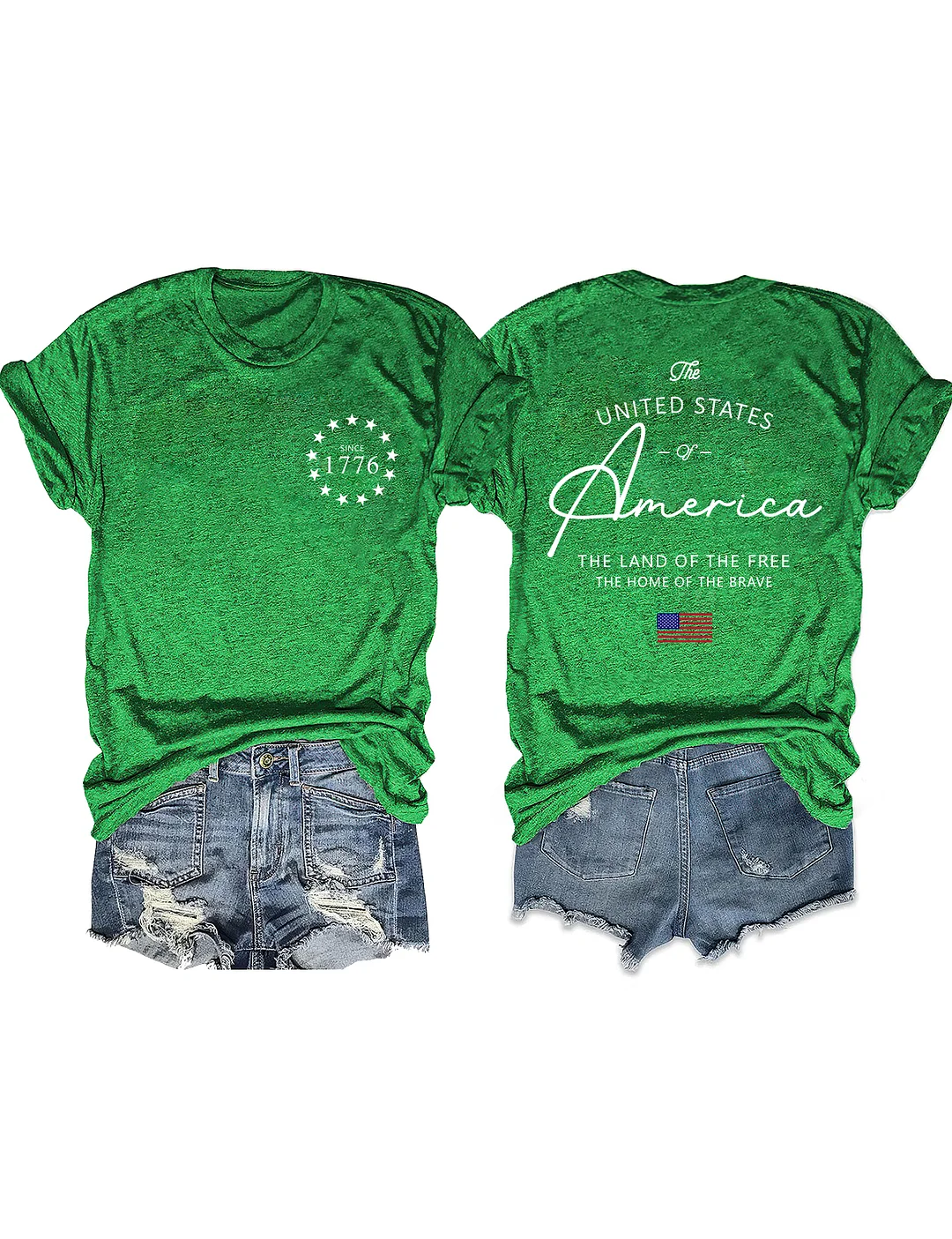 Land Of The Free 4th of July T-shirt