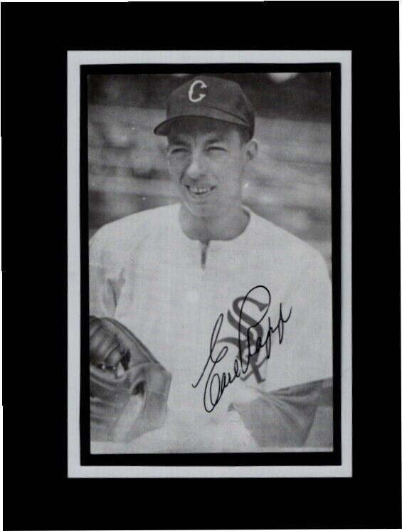 1949 EARL RAPP -CHICAGO WHITE SOX AUTOGRAPHED PC SIZED Photo Poster painting-(d.1992)