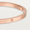 CARTIER LOVE BRACELET, SMALL MODEL, 4 DIAMONDS