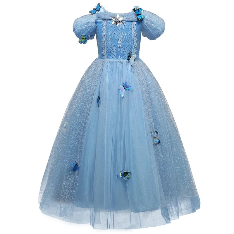 Girls Party Dress Up Princess Costume Kids Halloween Cosplay Costume Baby Girl Princess Dress Christmas Dress