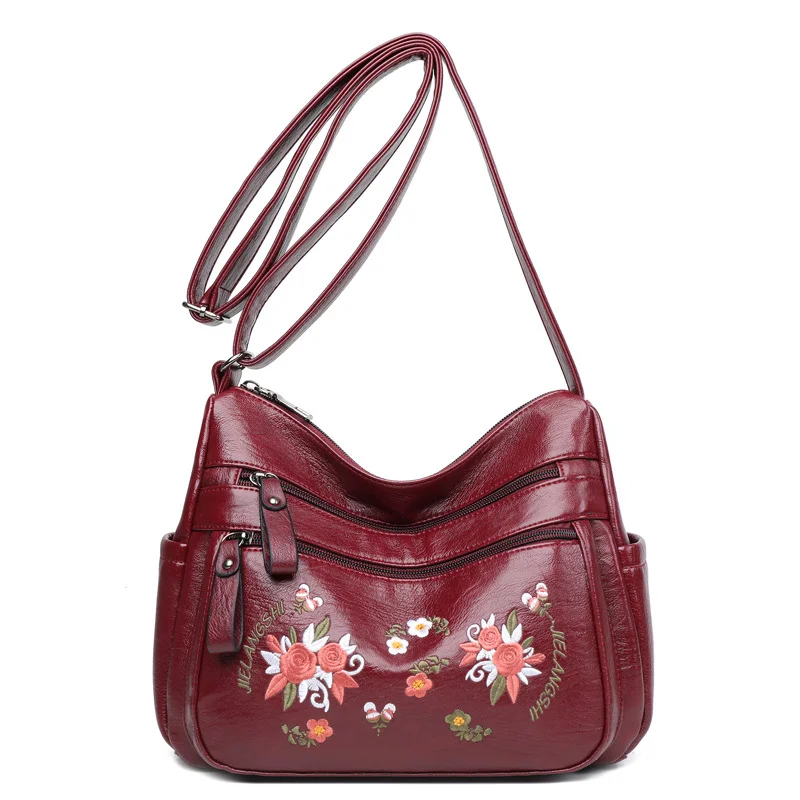 New Women's Bag  Large Capacity Soft Leather