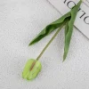 Colorful PU Texture Long Stem Tulip Artificial Flower