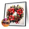 Diamond Painting -5D Full Square Drill Xmas Wreath(45x45cm)