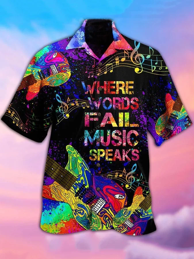 Men's Music Electric Guitar Amazing Limited Hawaiian Shirt
