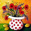 Poppy Flower-Paint by Numbers Acrylic Painting 40*40CM