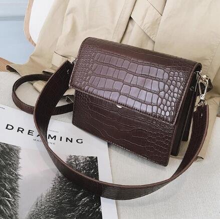 European Fashion Simple Women's Designer Handbag 2021 New Quality PU Leather Women Tote bag Alligator Shoulder Crossbody Bags