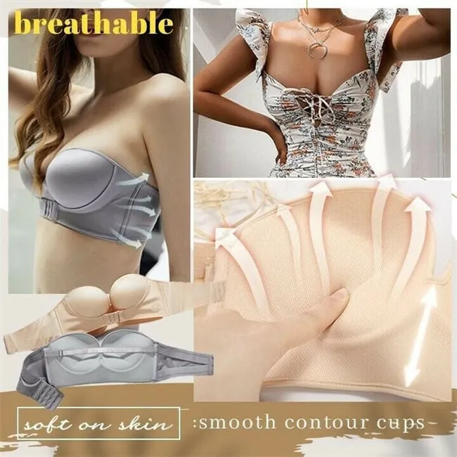 🔥Last Day 70% OFF🔥-Invisible strapless non-slip sexy no steel ring tube top