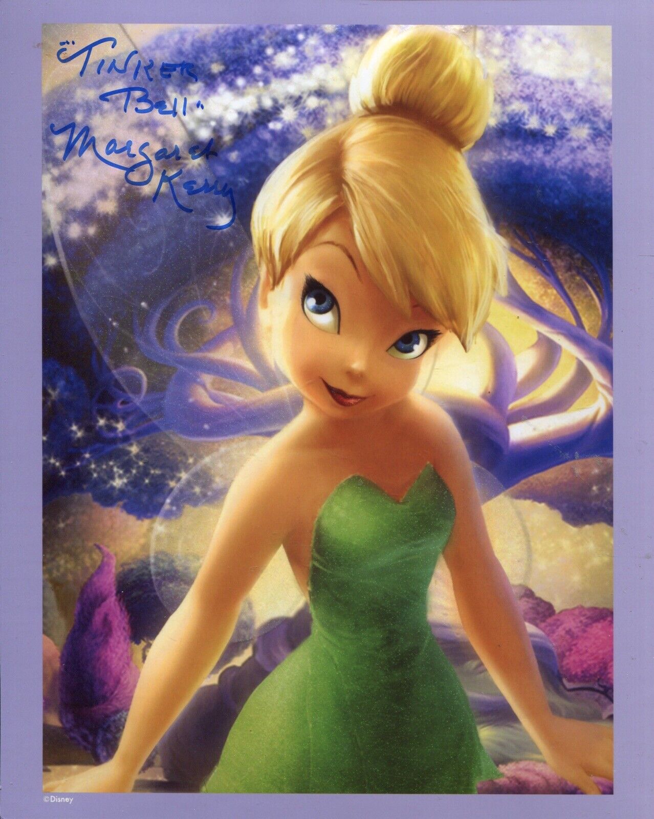 Margaret Kerry as Tinker Bell signed PETER PAN movie Photo Poster painting No2 - UACC DEALER