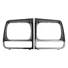 1 Pair Headlight Frame 5EM72SW1 Headlamp Bezel Cover for Jeep Cherokee 1998-2002