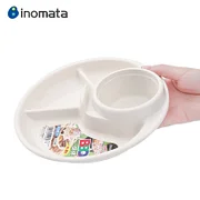 日本Inomata分格儿童餐盘 户外野炊餐盘小学生快餐盘防摔碗减脂餐盘