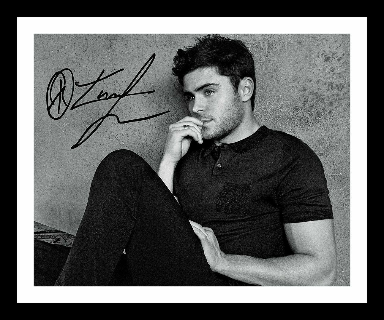 Zac Efron Autograph Signed & Framed Photo Poster painting 2