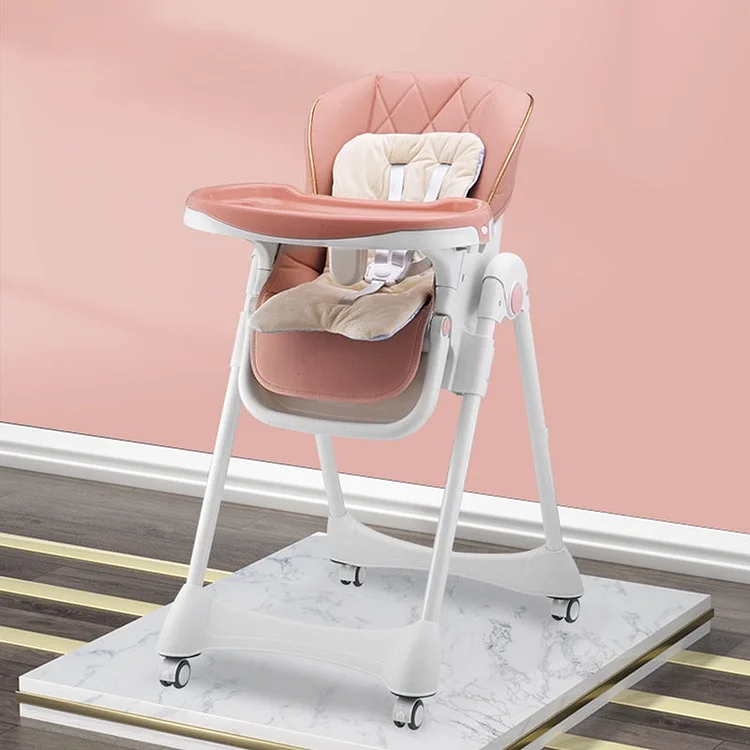 Pink Cute Removable Baby High Chair
