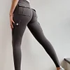 Gioiacombo&trade; Pantaloni sportivi da yoga elasticizzati multitasche da donna