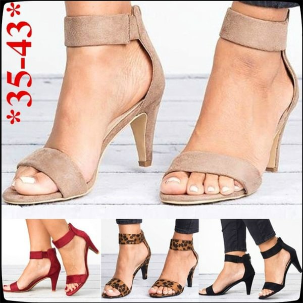 Women's Sandals Open Toe Shoes High Heels Sandals Female Shoes Plus Size Sandals - Shop Trendy Women's Clothing | LoverChic