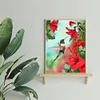 Diamond Painting -DIY Full Square Drill Bird Holding Flower(50X70CM)