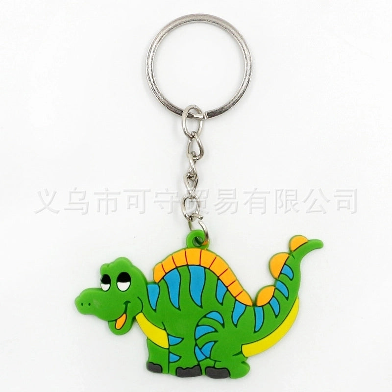 Cartoon Style Dinosaur Synthetics Keychain