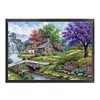 Kasuga Hut-11CT Stamped Cross Stitch 60*45cm/23.62*17.72in(Big Size) tapestrymarket