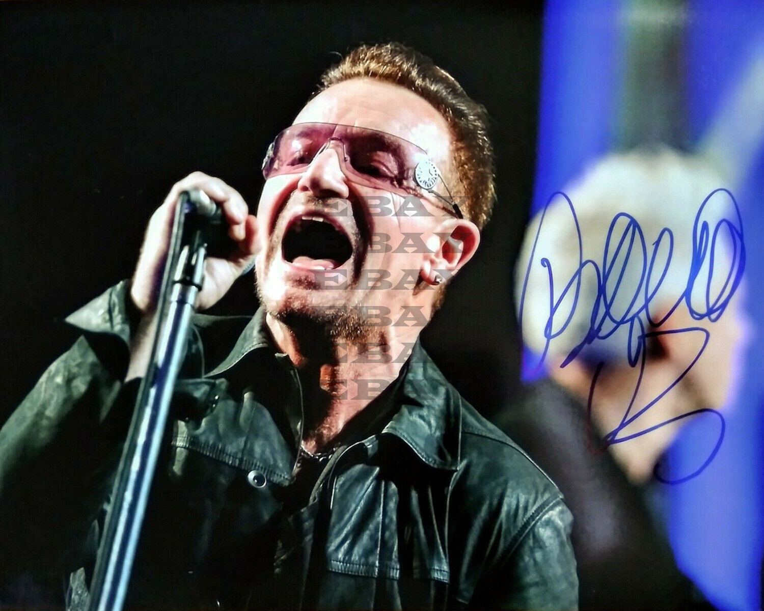 U2 BONO Autographed signed 8x10 Photo Poster painting Reprint