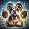 Dog Paw-11CT Stamped Cross Stitch 45*45cm tapestrymarket