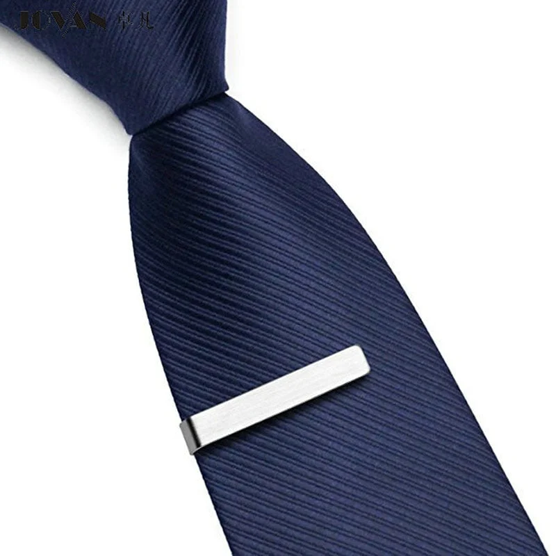 Metal Tie Clips Stainless Steel Manufactured Men's Business Event Wedding Party Simple High-grade Necktie Clip Classic Gifts