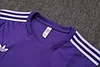 Joyfball 2025/2026 Real Madrid pre-match training Purple Jersey+Shorts  1:1 Thai Quality
