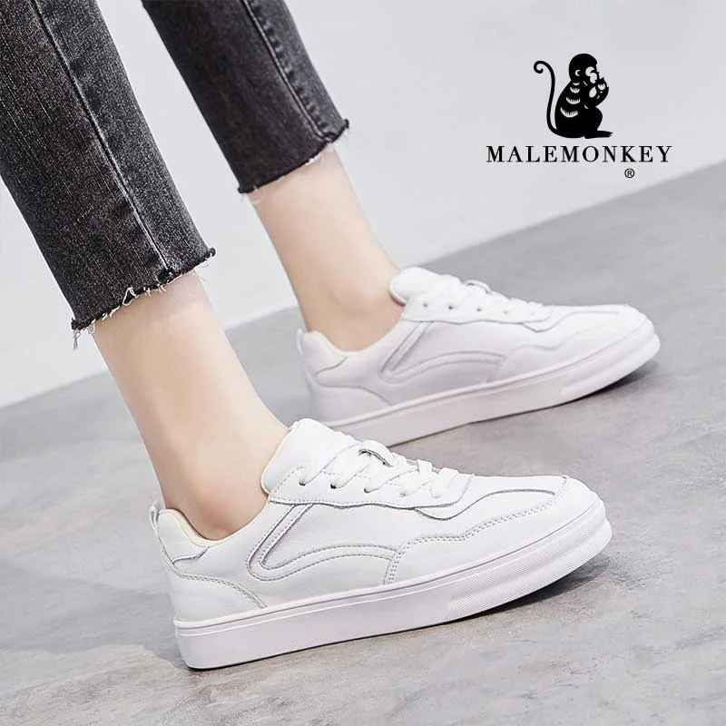 White Women Sneakers Flats 2021 Autumn Outdoor  Casual Breathable Women Running Shoes Tenis Feminino Rubber Sole Clearance Sale