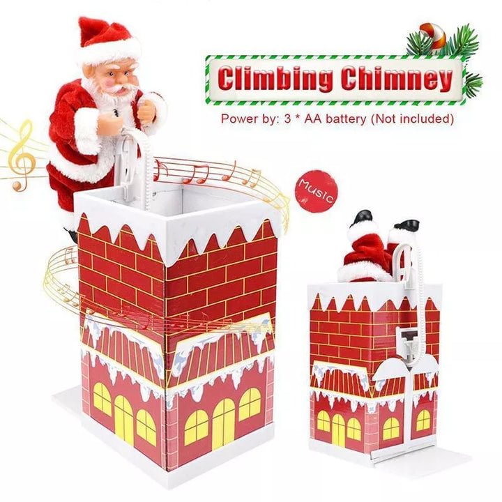 Musedesire™ Electric Climbing chimney Santa Claus