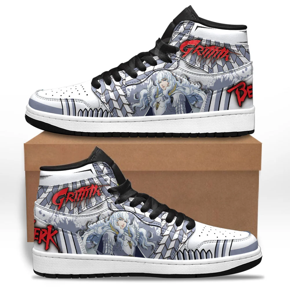 Kingofallstore - Griffith Sneakers Berserk Custom Anime Shoes
