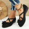 📢 Last Day Promotion 70% Off 🌸 Women's Bowknot Wedge Shoes &ndash; Lightweight Slip-On Casual Flats | All-Season Comfort u0026 Stylish Design