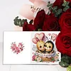 6Pcs Valentines Day Diamond Painting Greeting Card