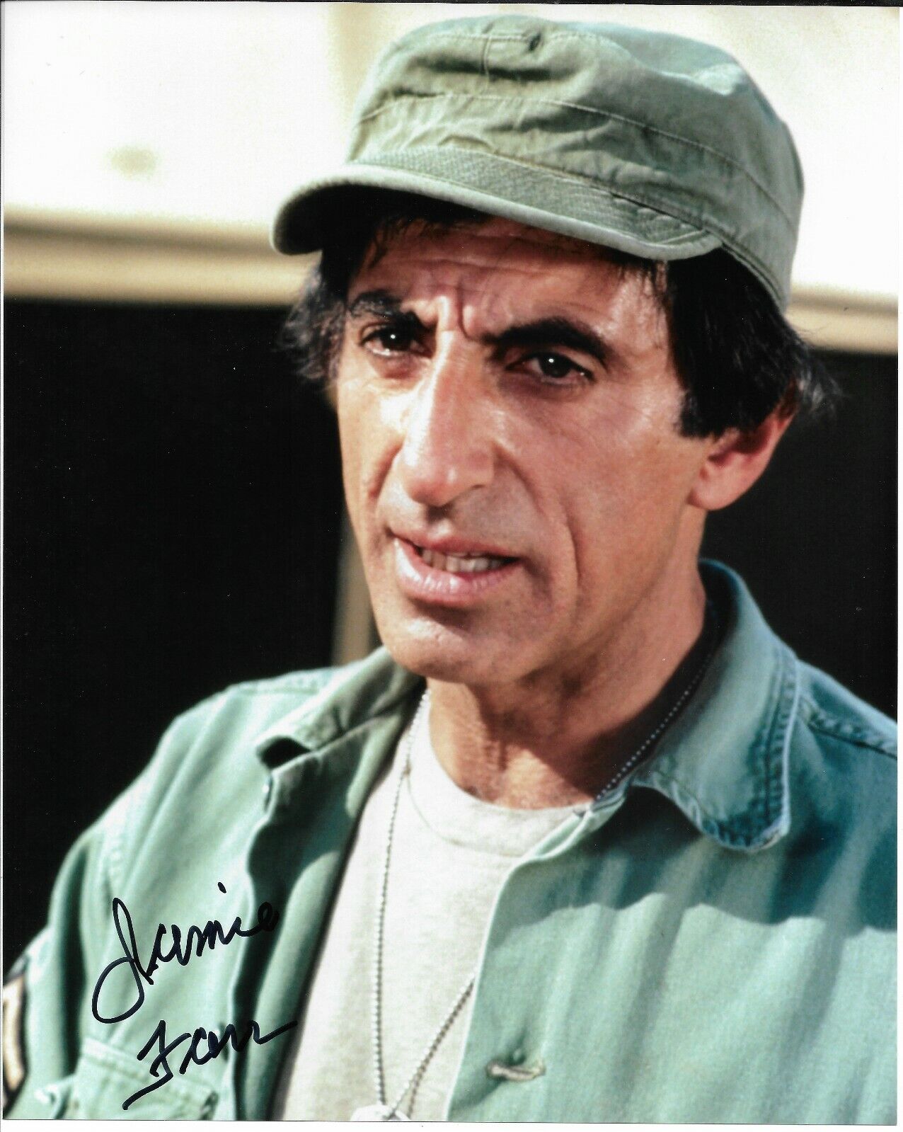 Jamie Farr autographed 8x10 Photo Poster painting COA M.A.S.H 'Klinger'