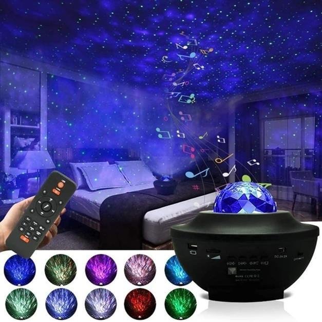 Hugoiio™ Multi-mode Star Projector with Bluetooth Speaker Function