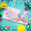 12pcs DIY Partial Drills Diamond Painting Greeting Cards Thanks Postcards
