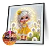 Kit d&rsquo;art diamant&eacute; partiel Angel Girl en forme sp&eacute;ciale de 5d &agrave; la maison, 30x30cm