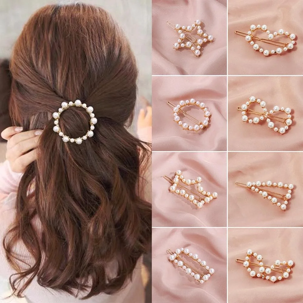 Korea Fashion Pearl Hair Clip SP14901
