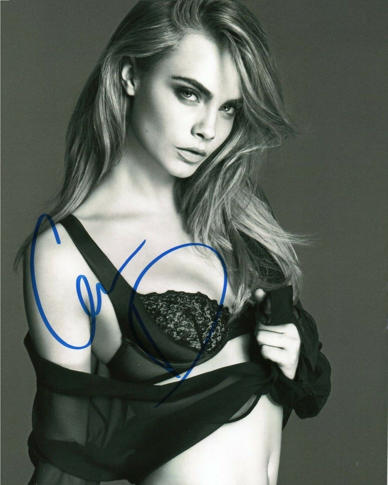 Cara Delevingne Autographed Signed 8x10 Photo Poster painting ( Suicide Squad ) REPRINT