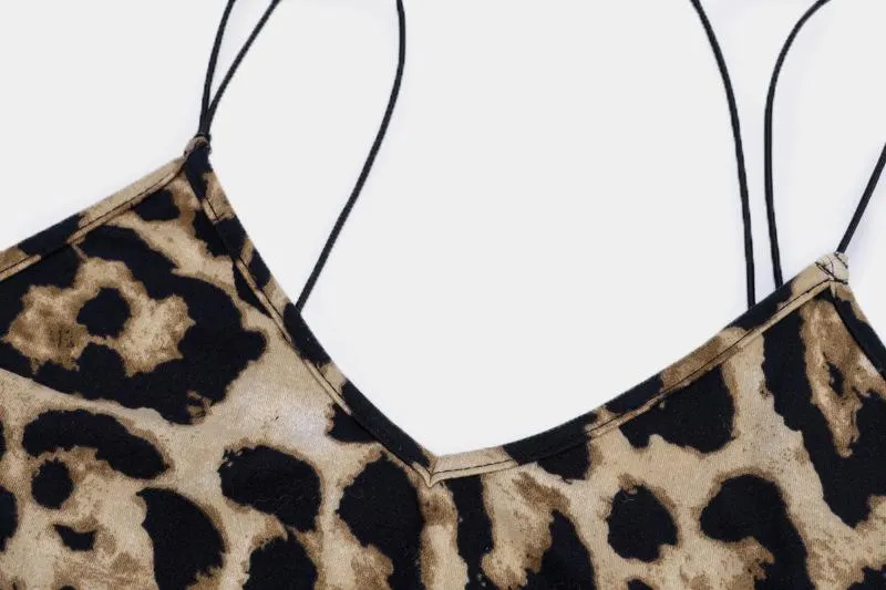 Women's All Over Leopard Print Asymmetrical Cami Dress, Elegant Sleeveless Spaghetti Strap Bodycon Fit Dress for Party Club Night Out, Fashion Chic Sundress, Ladies Summer Clothes, Midi Dress, Womenswear (Light&thin fabic) Women's All Over Leopard Print Asymmetrical Cami Dress, Elegant Sleeveless Spaghetti Strap Bodycon Fit Dress for Party Club Night Out, Fashion Chic Sundress, Ladies Summer Clothes, Midi Dress, Womenswear (Light&thin fabic)