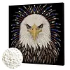 (30x30cm)DIY Eagle Pearl Painting Kit With Inner Frame Home Decor