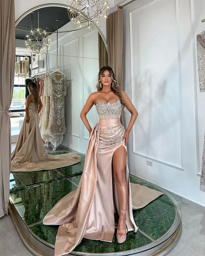prom dress with trail Prom Dress Trail