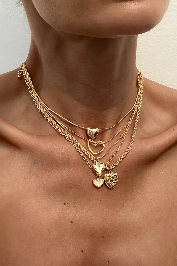 Fashionable Multi-layer Sweet Alloy Necklace