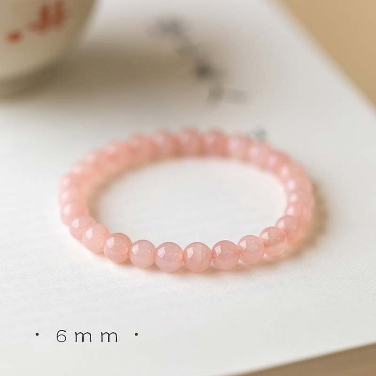 Rose Quartz Beads Bracelet - Modakawa Modakawa