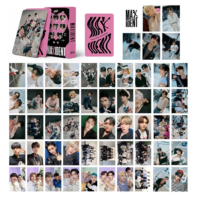 Stray Kids Photo Cards 55pcs Stray Kids 2023 The Suon New Album Photocard  Kpop Stray Kids Lomo Cards