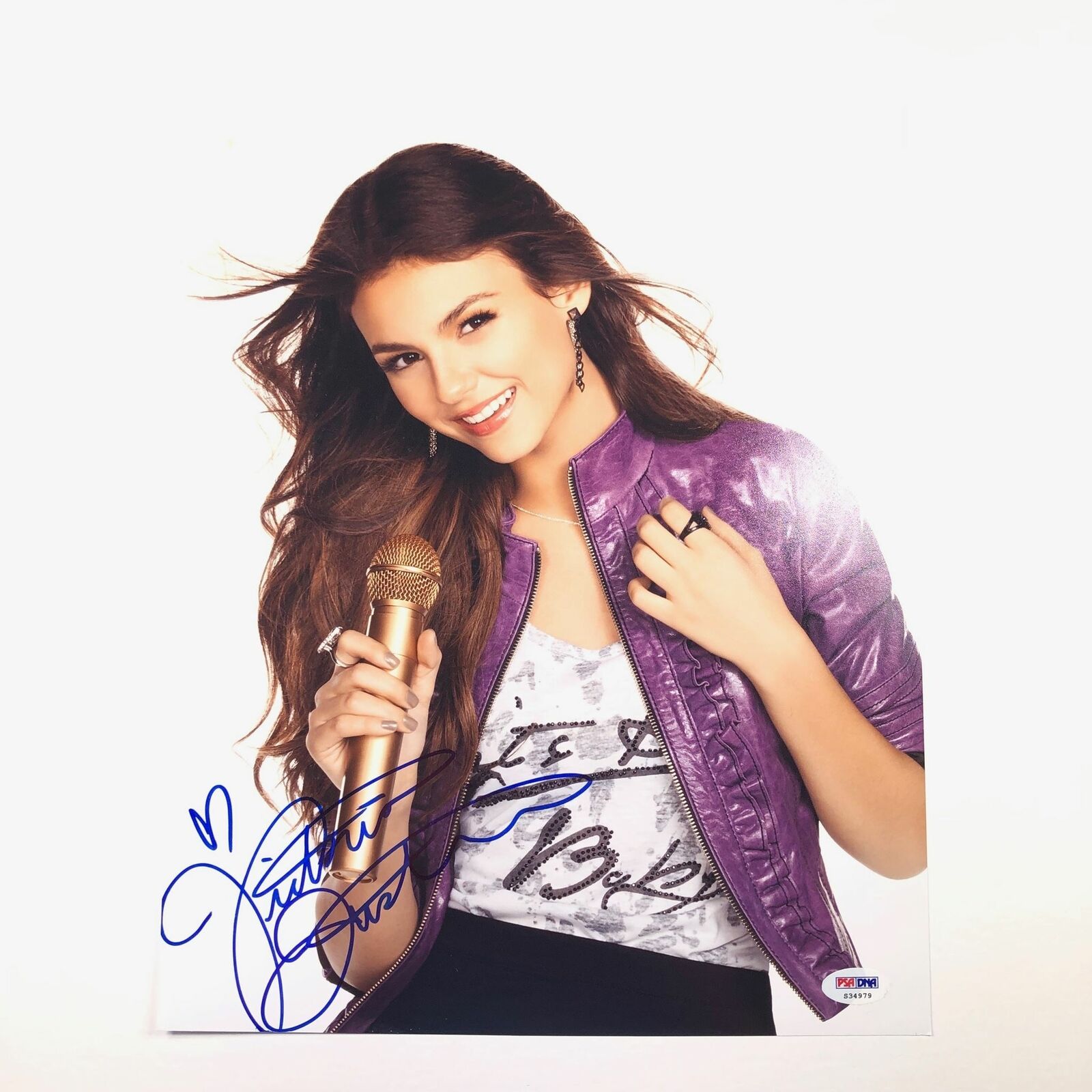 VICTORIA JUSTICE signed 11x14 Photo Poster painting PSA/DNA Autographed Nickelodeon