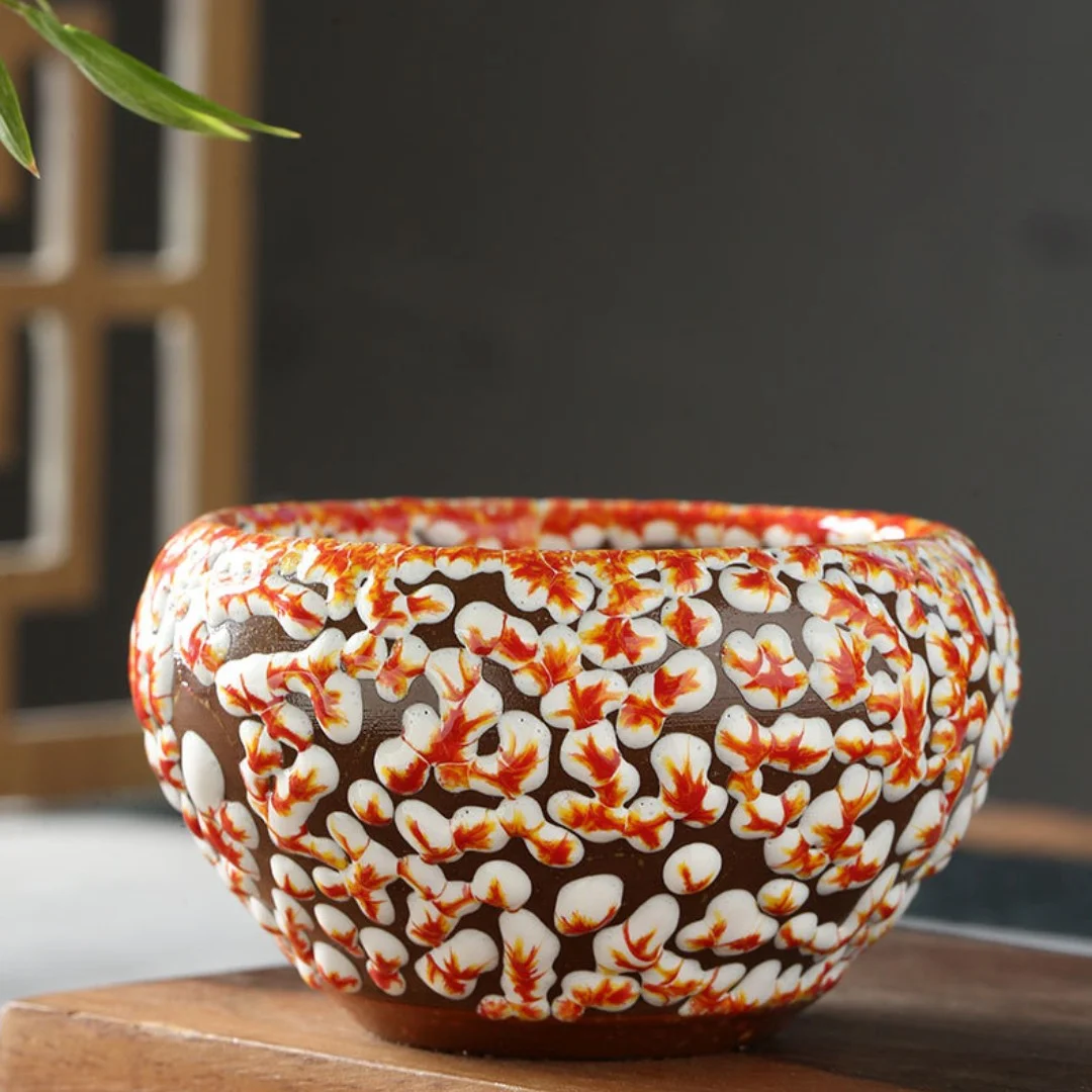 Handmade Kiln Transformed Ceramic Teacup